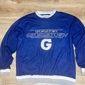 Georgetown Blue Crewneck Sweater